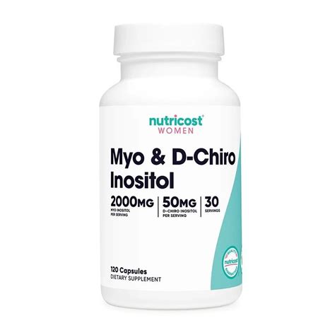 Мио D хиро инозитол х120 капсули Nutricost