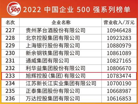 旭辉登榜2022中国民营企业500强第88位、中国企业500强第233位！集团新闻资讯中心旭辉集团 用心构筑美好生活