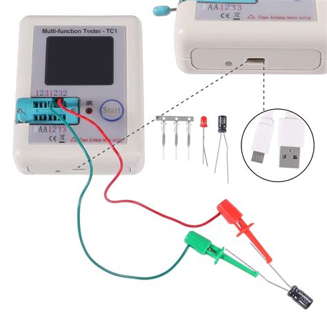 LCR TC1 Multi Function Tester Colorful Display Argentina Ubuy