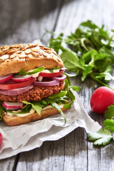 Vegeburguer Mexicano De Mijo Y Alubias Rojas Hamburguesa Mexicana