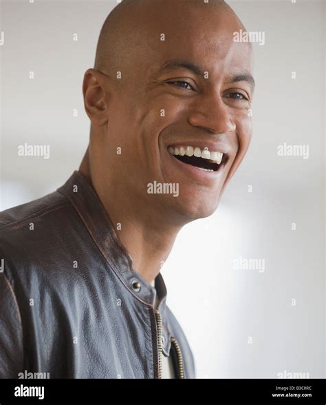 African Man Laughing Stock Photo Alamy