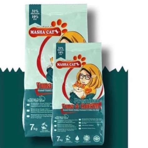 Masha Cat Food Premium Makanan Kucing Gemuk Sihat 7kgfreet Shopee