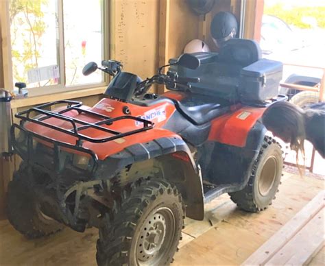 Old Honda Rancher Es 350 4x4 Orange New Member Intro Atv Honda