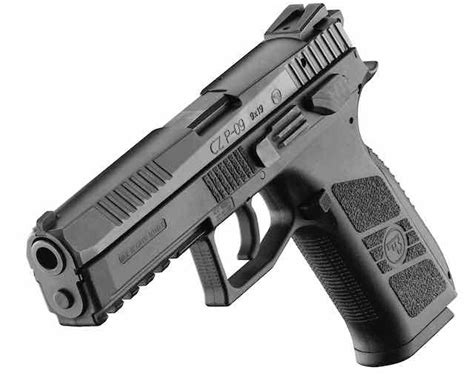 Cz Pistol P Black Cal Mm Rds Mm Bbl Polymer Frame Black