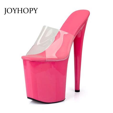 JOYHOPY Sandalias de tacón superalto para mujer zapatos de tacón alto