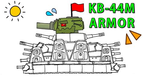 Cara Menggambar Tank Kartun Kb 44m Armor Homeanimations Part 4