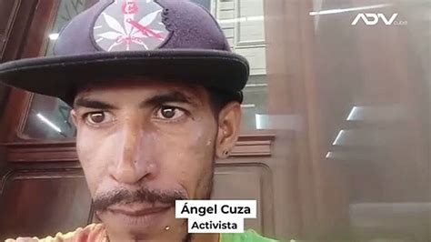 Activista Ángel Cuza denuncia en fiscalía municipal de La Habana Vieja