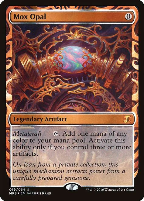 Mox Opal Price From Mtg Masterpiece Series Kaladesh Inventions