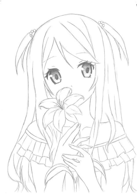 Dibujos De Anime Kawaii Para Colorear