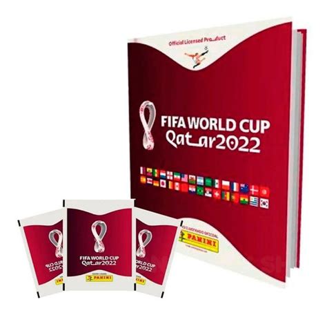 Álbum Capa Dura Da Copa Do Mundo 2022 Qatar 50 Figurinhas Frete grátis