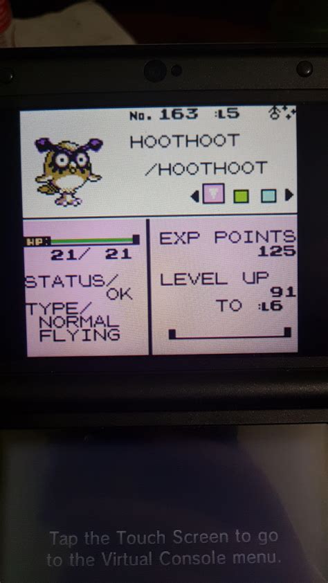 [Gen 2] Shiny Hoothoot in Crystal after 211 Eggs, one of my favorites ...