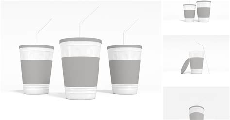 Plastic Juice Cup Mockup Product Mockups Ft Mockup And Juice Envato