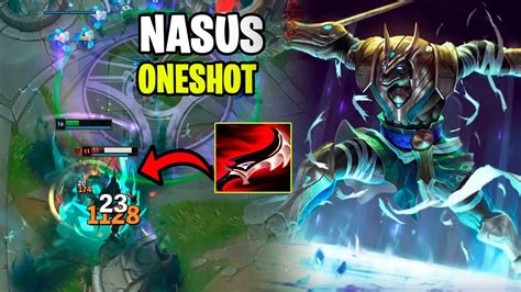 LA BUILD MAS ASQUEROSA DE NASUS ONESHOTEA CON UNA SOLA Q UNA Q