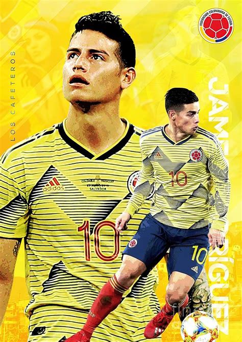 James Rodriguez Colombia Painting By Lee Jasmine Fine Art America