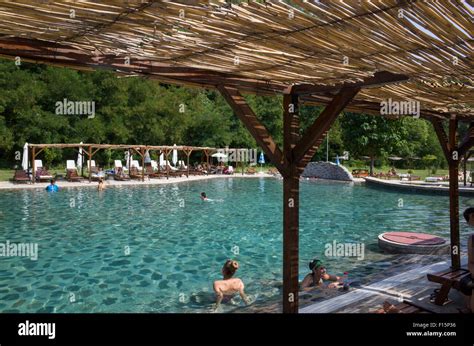 Open Air Thermal Mineral Water Spring Swimming Pool In Ognyanovo