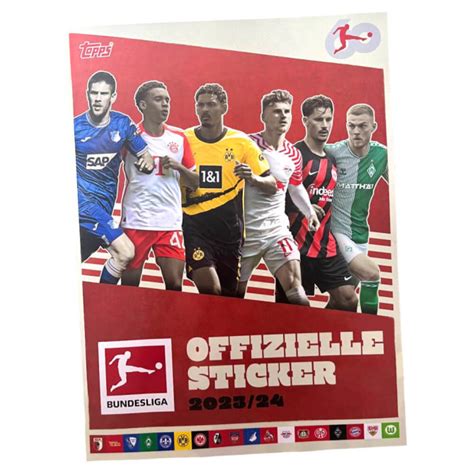 Topps Bundesliga Sticker Fu Ball Sammelsticker Sammelalbum