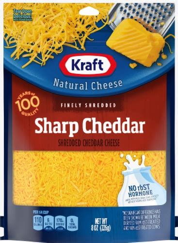 Kraft Sharp Cheddar Finely Shredded Cheese 8 Oz Food 4 Less