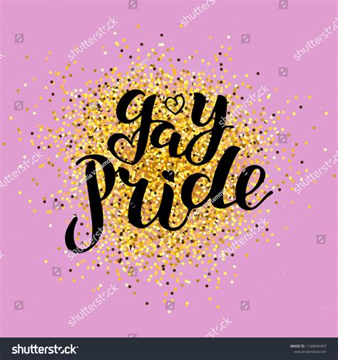 Gay Pride Text Isolated On Background Stock Vector Royalty Free Shutterstock