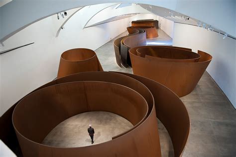 Richard Serra At The Guggenheim Bilbao Richard Serra Guggenheim Hot