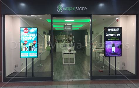 Dual Screen Retail Digital Signage Window Displays Digital Media