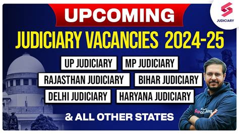 Upcoming Judiciary Vacancies List Expected Civil Judge Vacancy