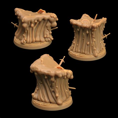 3d Printable Gelatinous Cubes Presupported Spawn Of The Ooze King