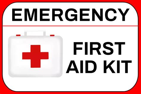 First Aid Kit Template Postermywall