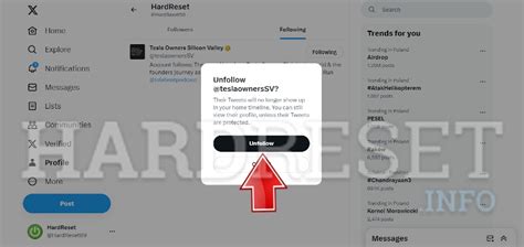 How To Unfollow Someone On X Twitter Hardreset Info