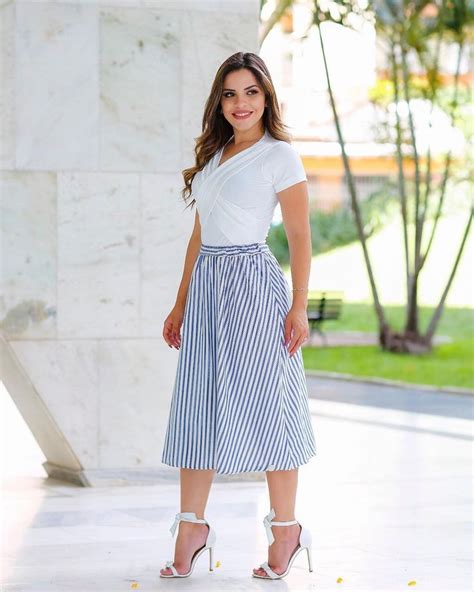 Vivi Barros Moda Feminina On Instagram Conjunto Nat Lia Midi Saia