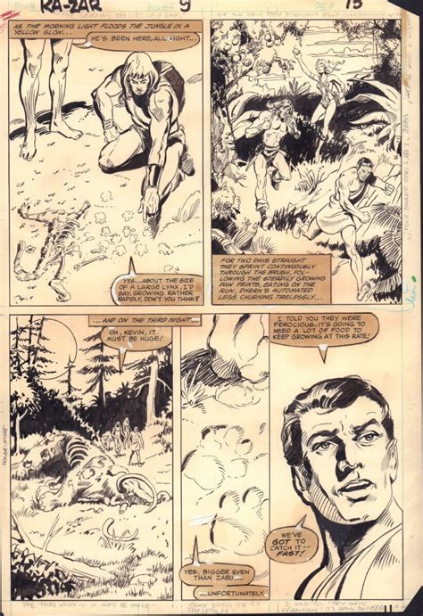 Ka Zar The Savage 9 P 15 Shanna Ka Zar 1981 Art By Brent