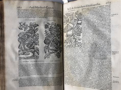 MATTIOLI Pietro Andrea Commentarii In Libros Sex Pedacii Dioscoridis Anazarbei De Medica