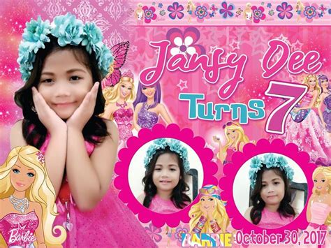 Step By Step Tutorial Lets Build Barbie Birthday Tarpaulin Birthday