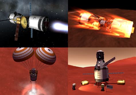 Falcon Heavy Duna Return Kerbal Space Program Shareables