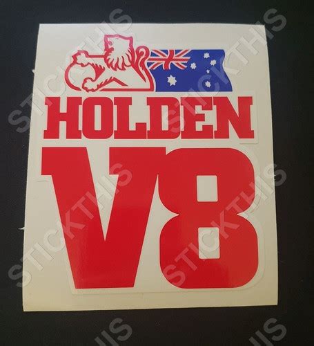 Holden V8 Decal 70s And 80s Free Post Item Stickthis Automotive