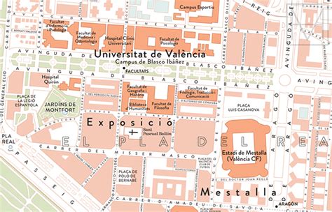 Map of Valencia, Spain :: Behance