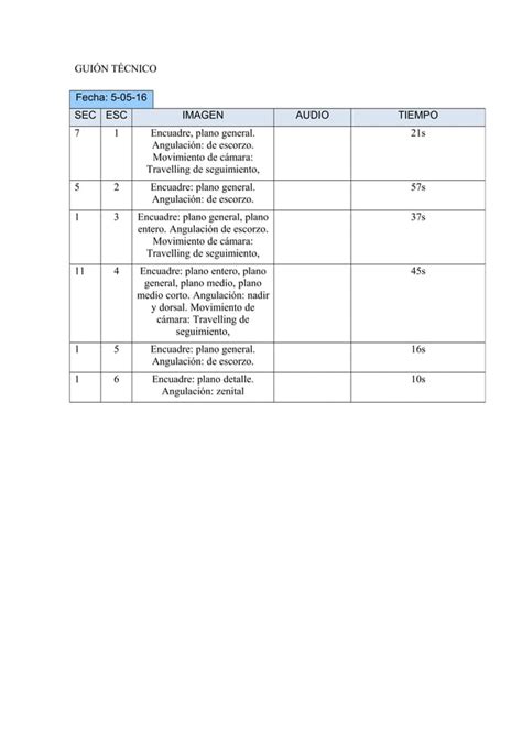 Guion Tecnico PDF