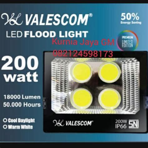 Jual Valescom Lampu Sorot Led Cob Watt Lampu Sorot Led Outdoor Ip