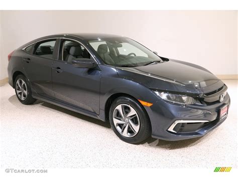 2019 Cosmic Blue Metallic Honda Civic Lx Sedan 140122725 Car Color Galleries