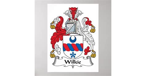 Wilkie Family Crest Poster | Zazzle