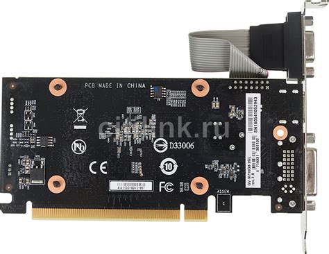 Видеокарта Gigabyte NVIDIA GeForce GT 710, GV-N710D3-2GL, 2ГБ, DDR3 ...