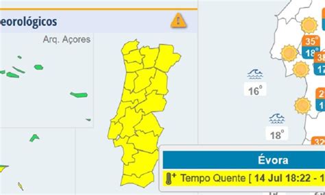 IPMA coloca todo o país em aviso amarelo devido ao calor Diário do