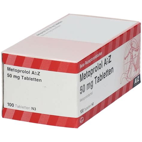 Metoprolol Abz 50mg 100 St Mit Dem E Rezept Kaufen Shop Apotheke