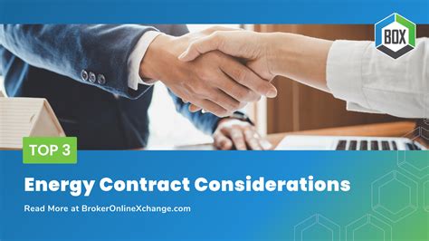 Top 3 Energy Contract Considerations Broker Online Exchange