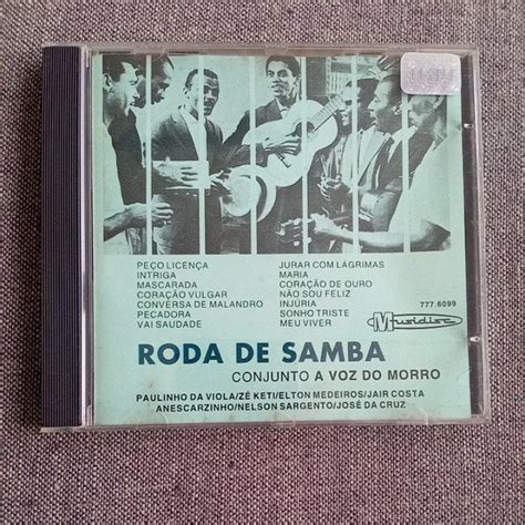 Cd Paulinho Da Viola Conjunto Voz Do Morro Roda De Samba Shopee