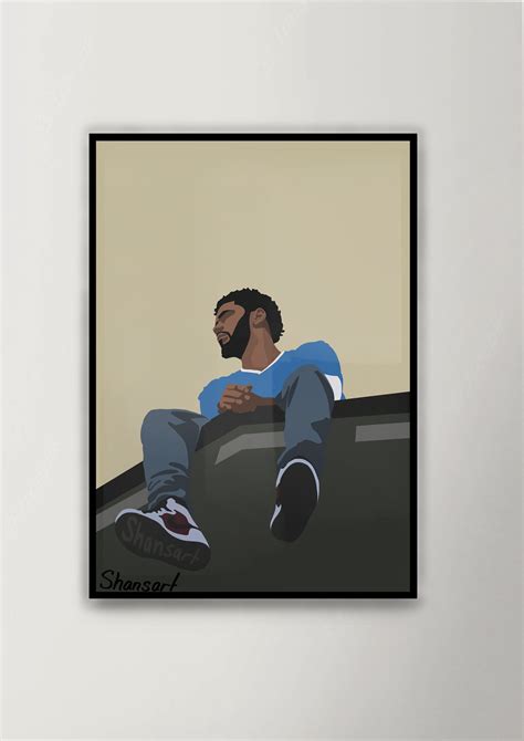 J.cole, 2014 Forest Hills Drive, Album Cover Wall Art, Printables, Jpeg