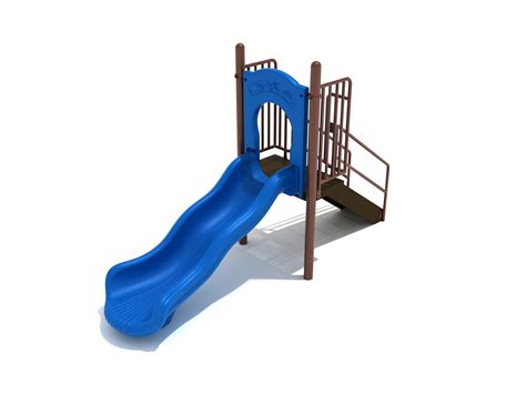 3 Foot Single Wave Slide Commercial Playground Equipment Pro