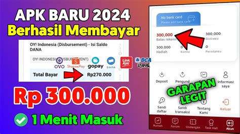 BARU RILIS APK PENGHASIL SALDO DANA TERCEPAT 2024 GAME PENGHASIL