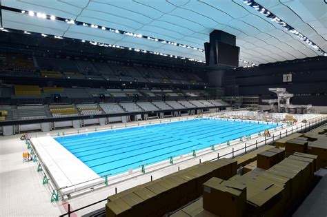 Aquatics Centre and Ariake Arena previewed as construction nears completion