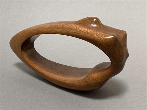 Vintage Mid Century Modern Abstract Wood Sculpture Elegant Female Nude Figure Etsy