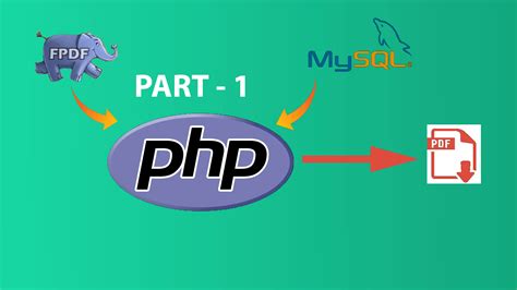 Generating Invoice Using FPDF In PHP And MySQL I